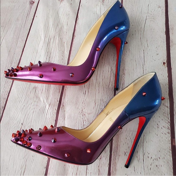 Christian Louboutin Shoes - Christian Louboutin degraspike ombré studded heels